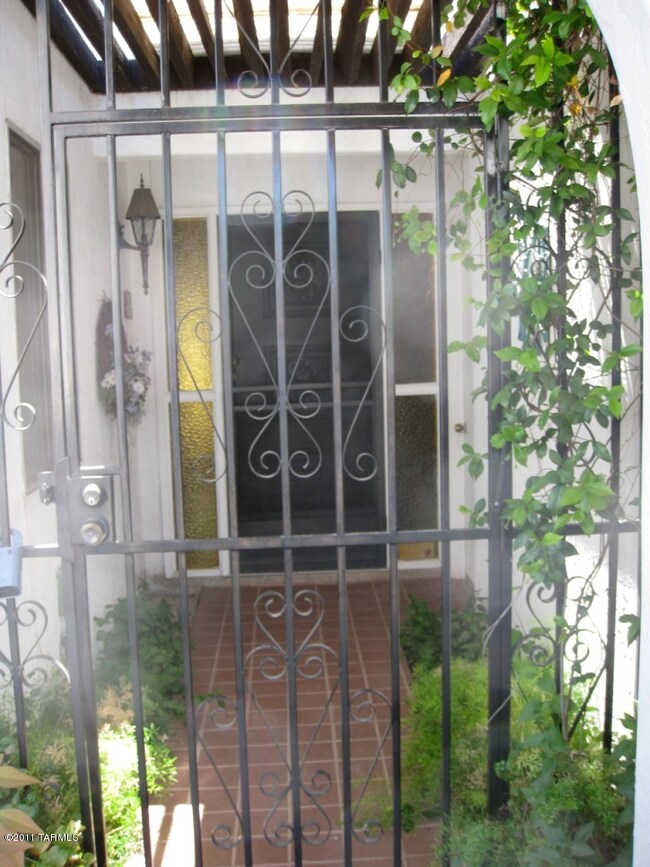 Gated Courtyard Entry