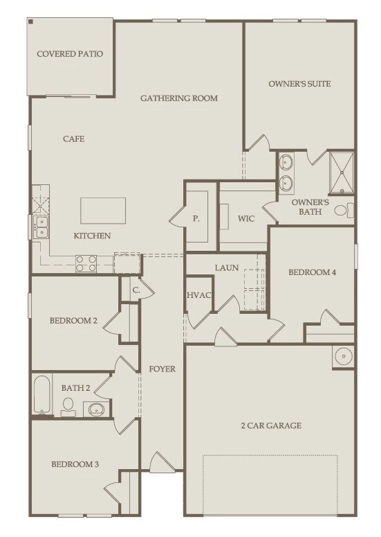 4 Bedroom single level homes are extremely rare! This 