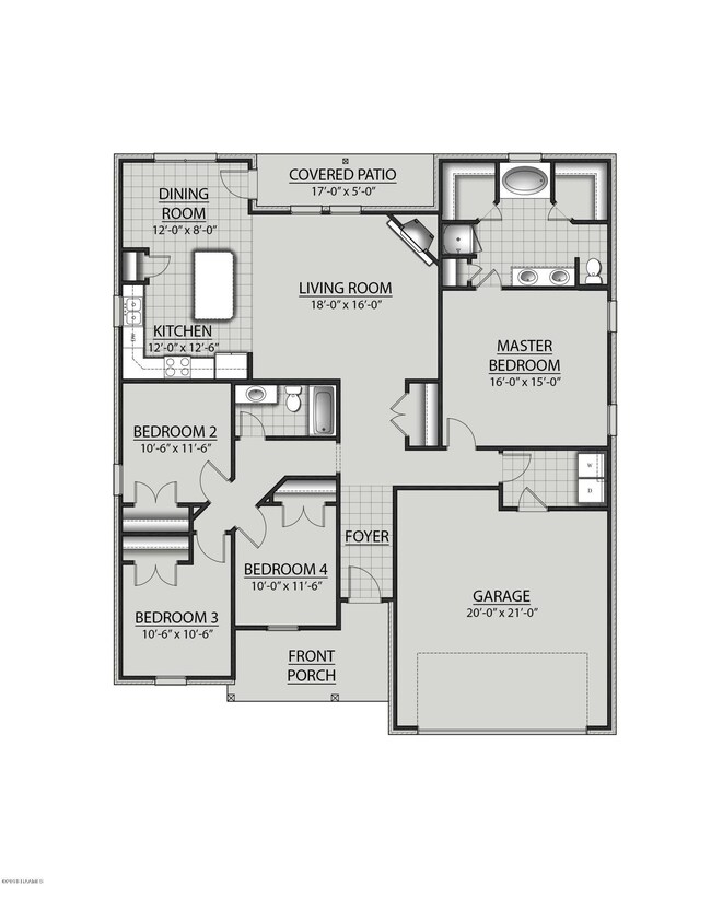 Redwood A IV - Floor Plan