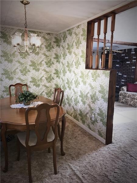 Dining Room opens to both Kitchen and Living Room.