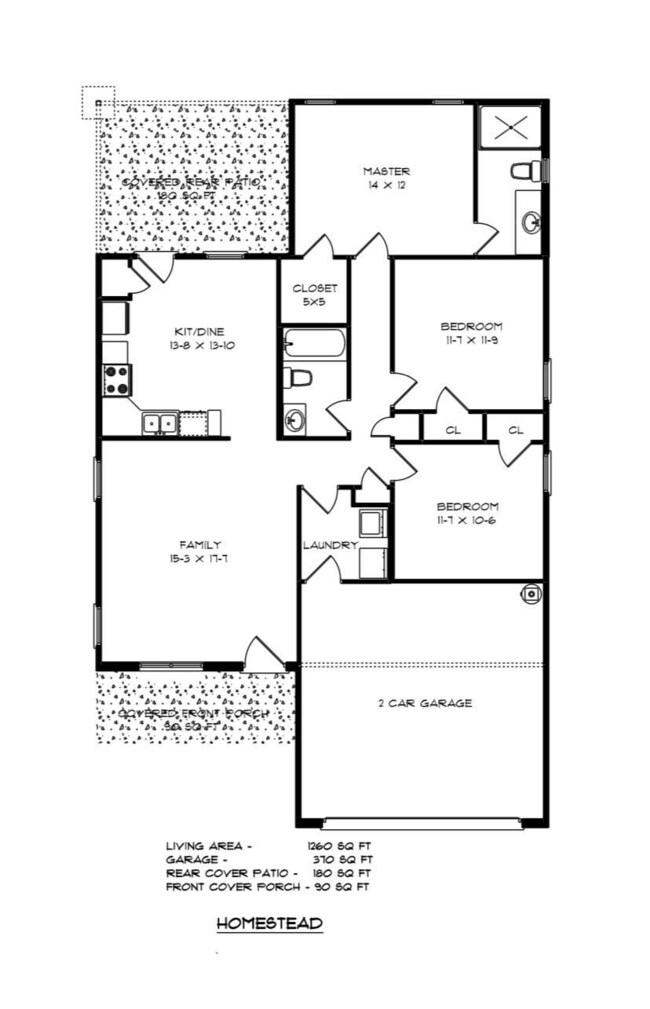 Homestead floor plan