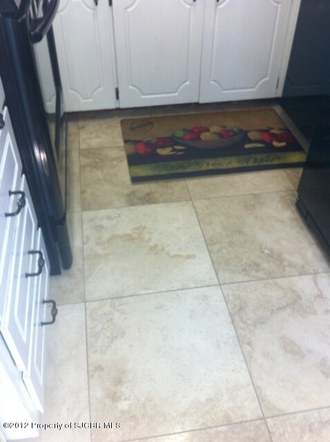 Travertine floors