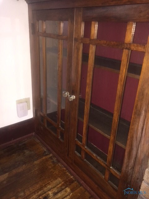 Keep valuable items behind  nine pane glass doors
