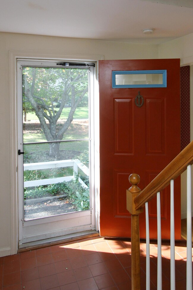 Sunny front entry.