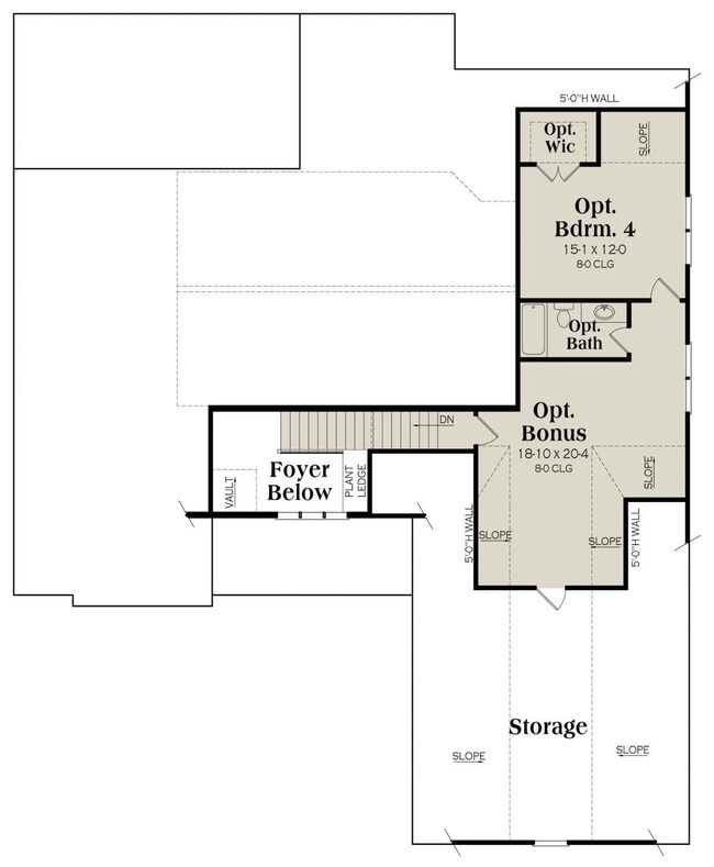This bedroom, bonus room and bathroom will be fini