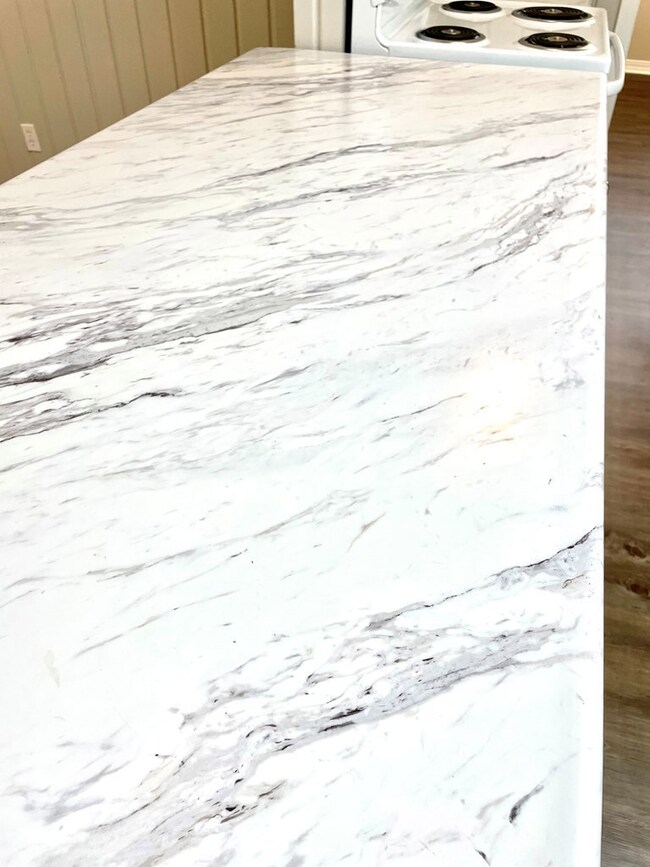 Clean fresh new countertops