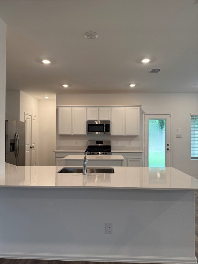 Counter top seating area