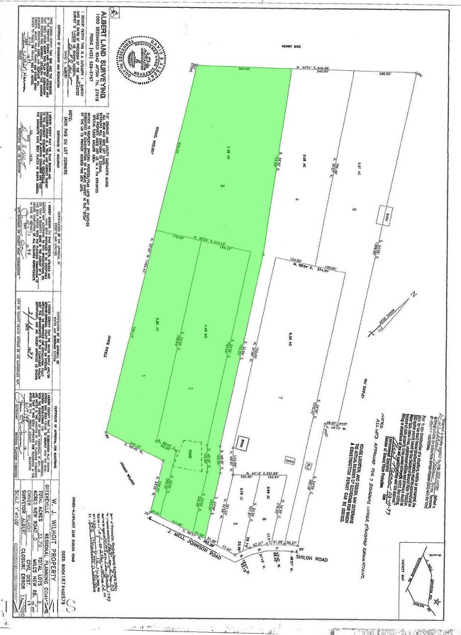 Survey lot 1-3