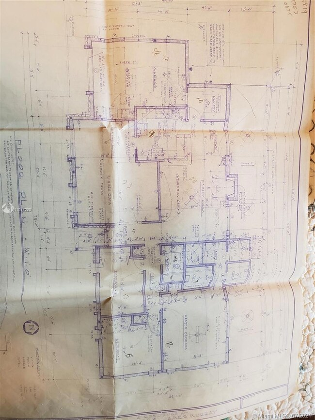 Main house floor plan