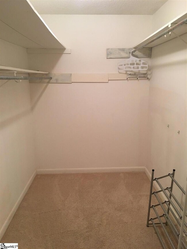 Very roomy walk-in closet off of the Master Bedroo