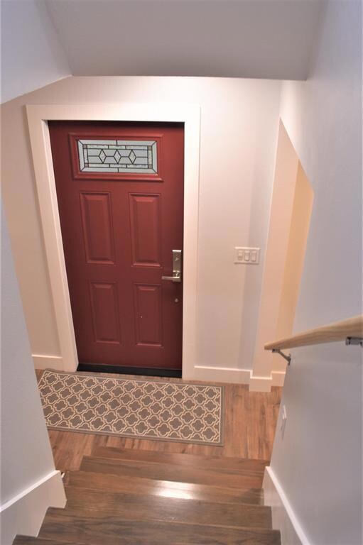 Perry stairway view of front door