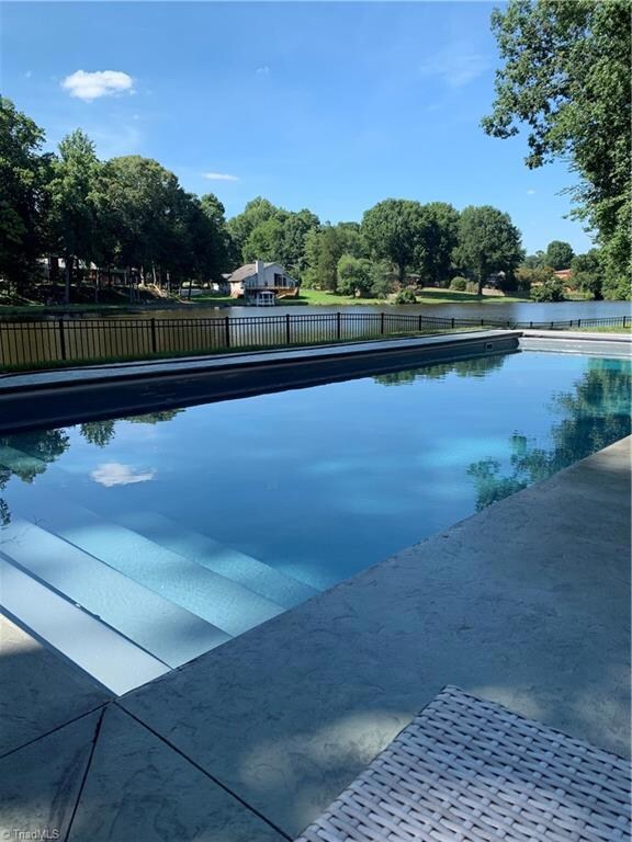 Lake view from the pool deck