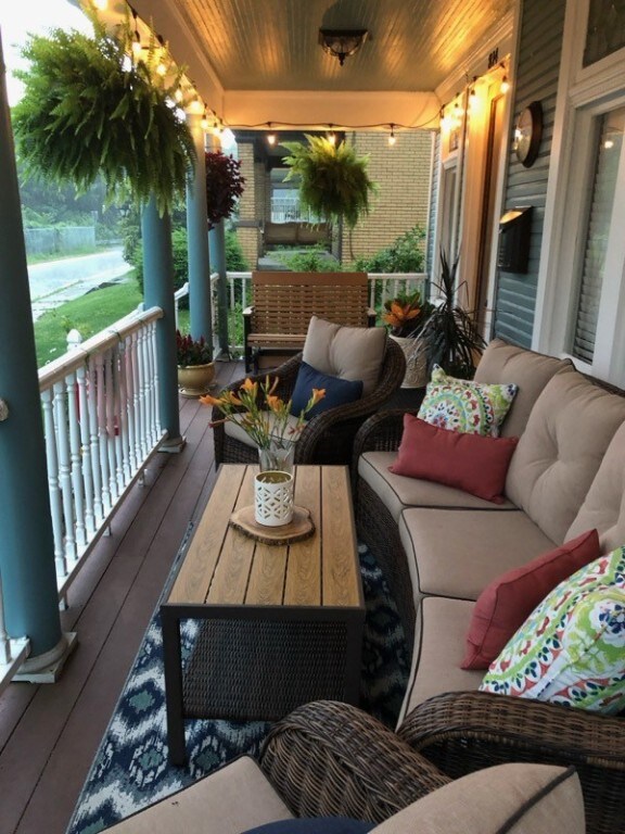 Summertime Covered Porch