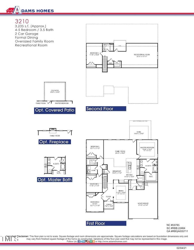 3210 Floor Plan