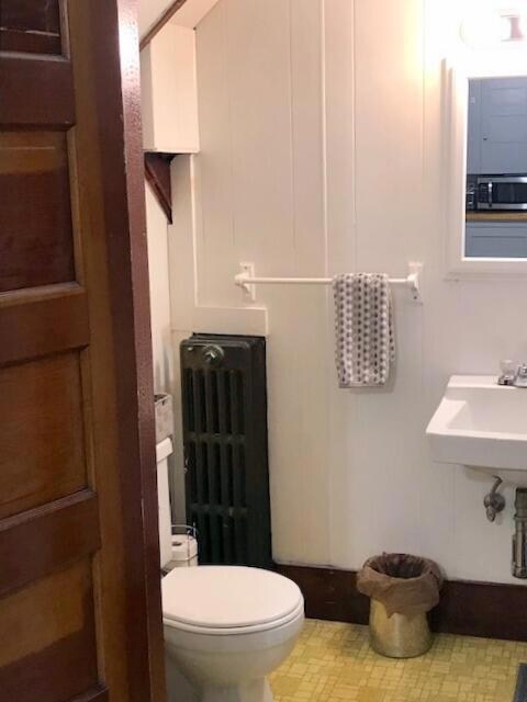 1st floor half bath