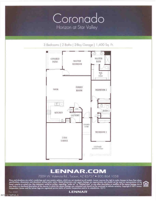 Coronado Floorplan Star Valley