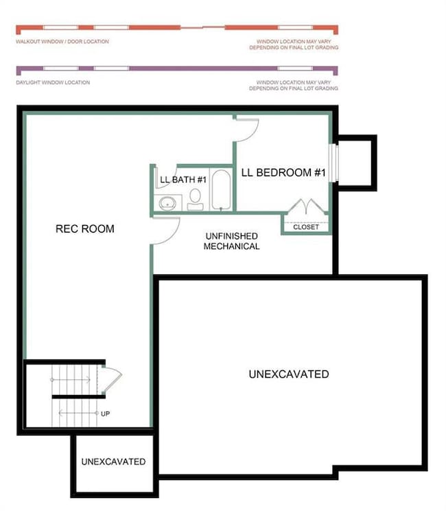 You can finish the lower level with a 5th bedroom and another full bath