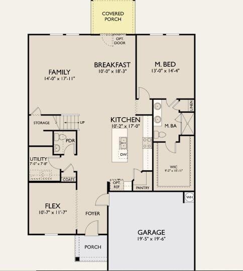 Moultrie Floorplan Downstairs