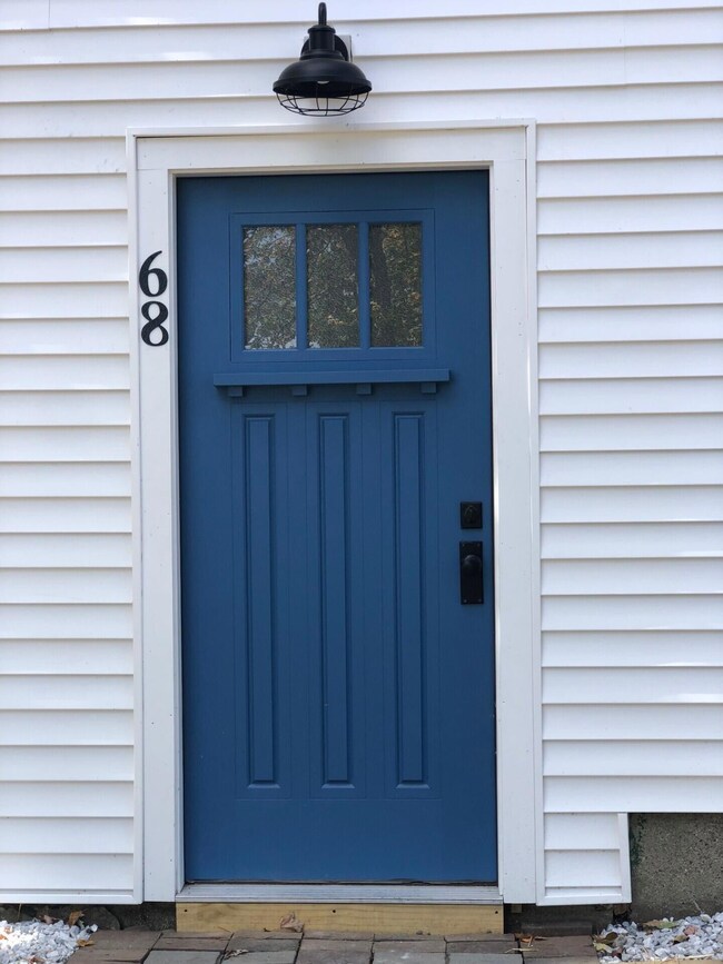 lower level door, basement entry