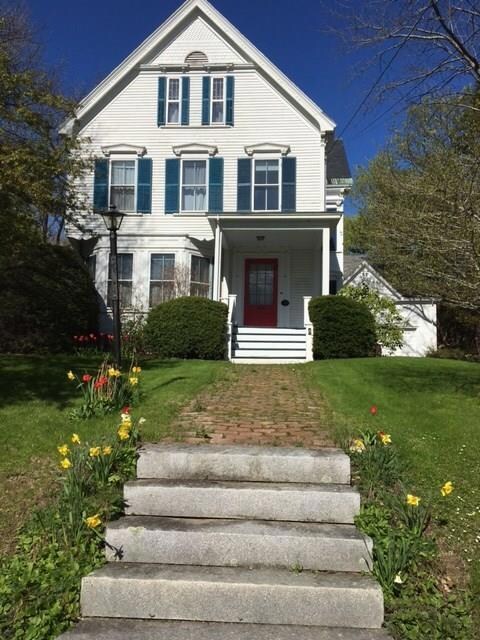 Granite steps to front porch