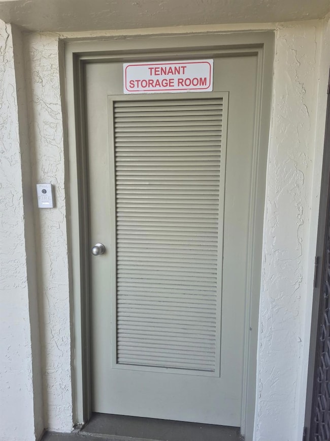 storage closet directly next to unit