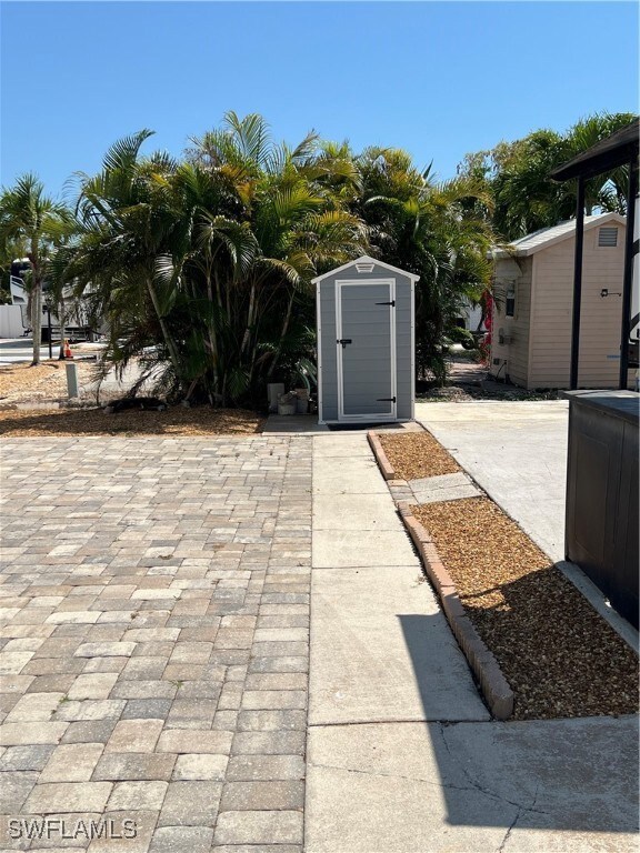 Outdoor shed