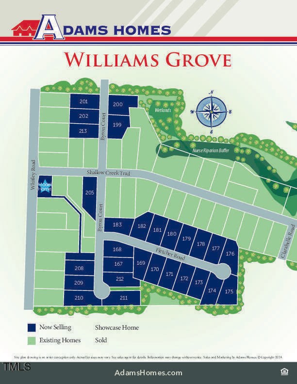 Williams Grove Site Map