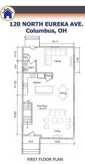120 N Eureka First Floor Plan