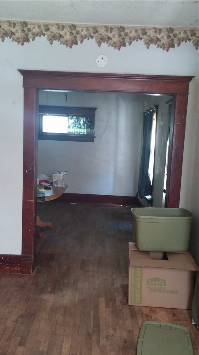 What big space, and look at the hard wood floors a