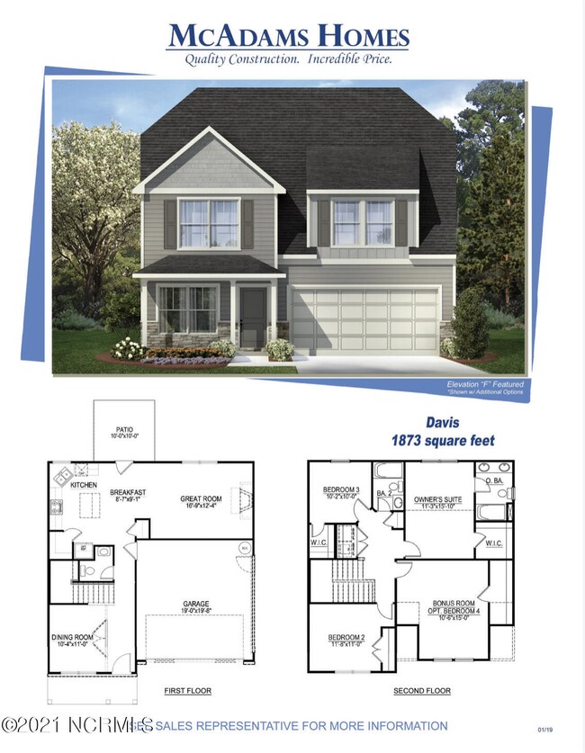 Davis, Elevation F