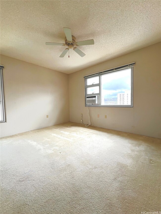 Bedrooms have nice views, ceiling fan and window A