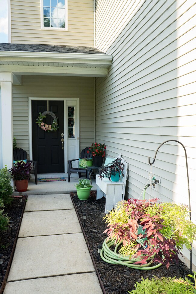 Landscaped Entrance