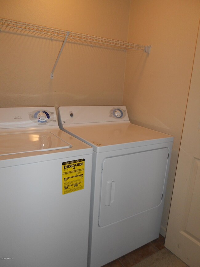 Laundry in hallway