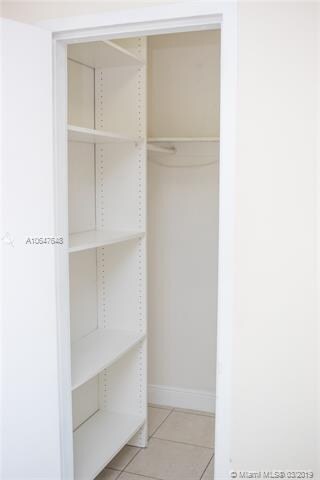 Master Bedroom walk-in closet!