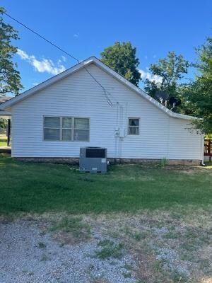 North side of house