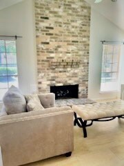 Living room with Fireplace