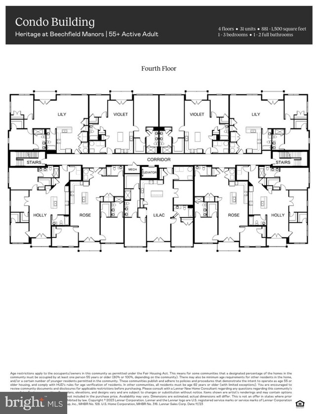 Beechfield Manors - Heritage Condos | Active Adult unit J- 8309, Bowie, MD 20720 - photo 6