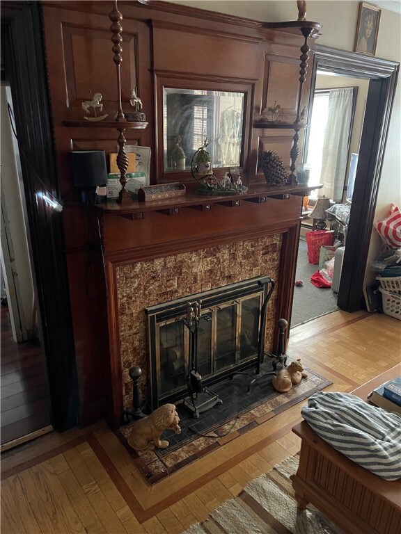 Beautiful fireplace