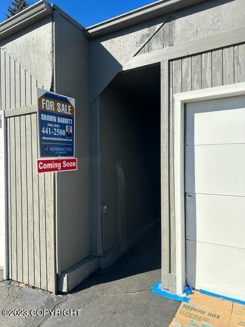 Covered Walkway Beside Garage