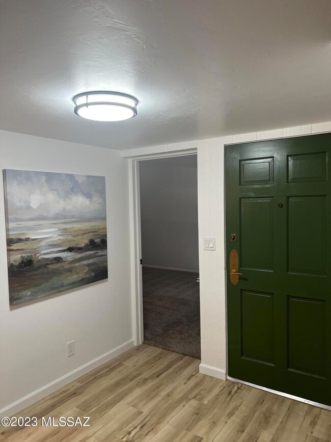 Inside front entry