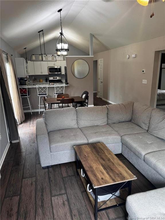 Open floor plan showing dining
