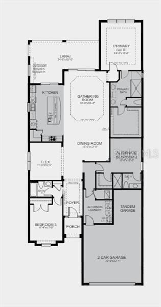 Structural options added to 4532 Crestpoint Way include: Tray ceiling package, Tandem garage, gourmet kitchen, Alt primary bath, study, outdoor kitchen rough-in, pocket doors at study, 8' interior doors, floor outlet, pre-plumb laundry sink, kneewall cabinets. 