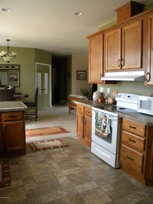 Kitchen View and Bedrm Hall