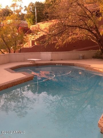 pool overlooks the valley