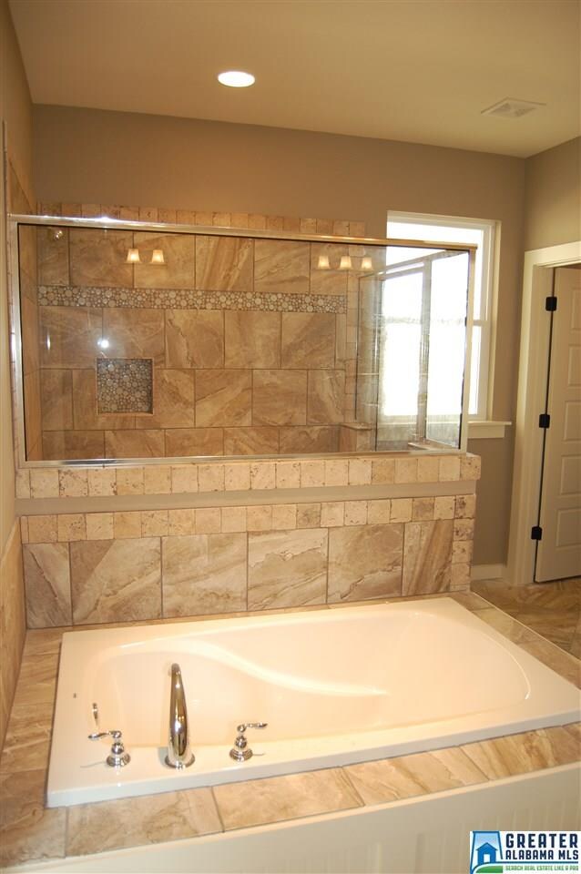 Gorgeous luxury bath with deep soaker tub