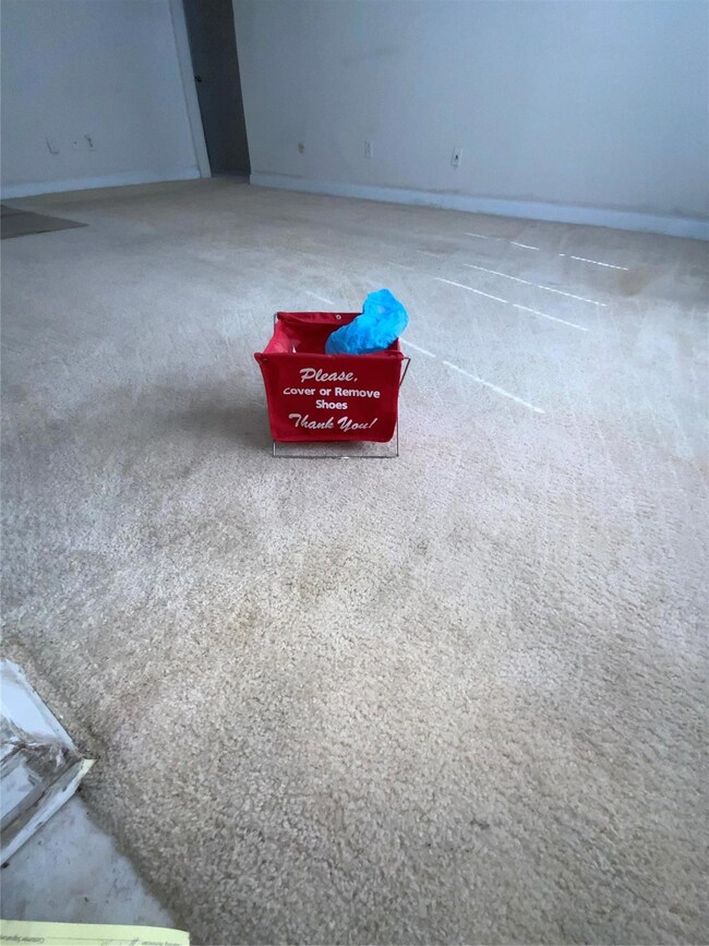 Room details with carpet flooring