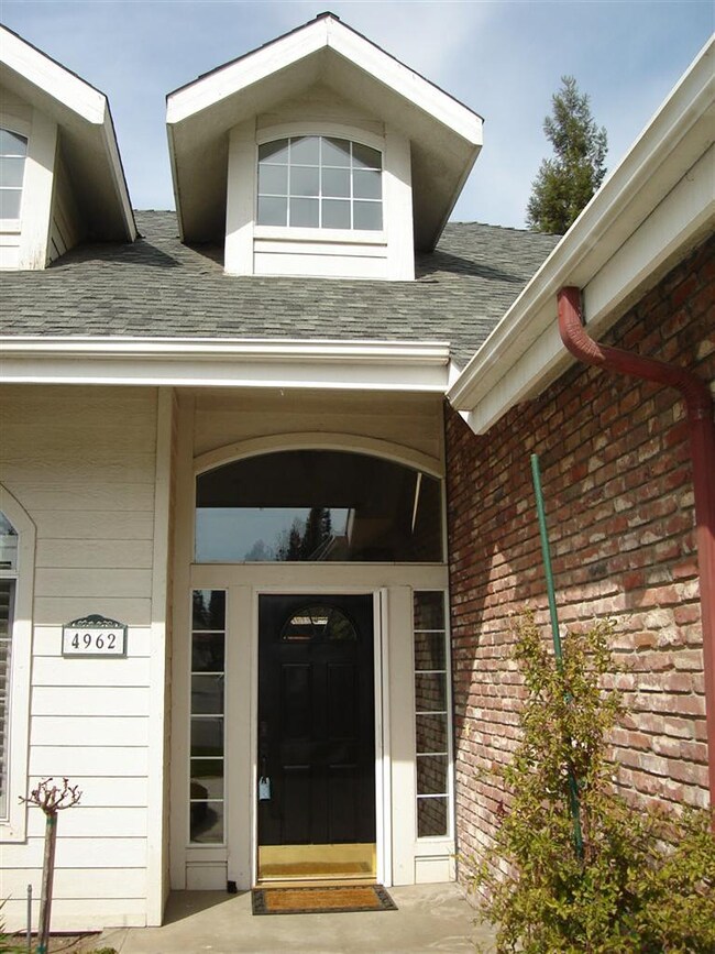 Sheltered front porch to welcome your guests.