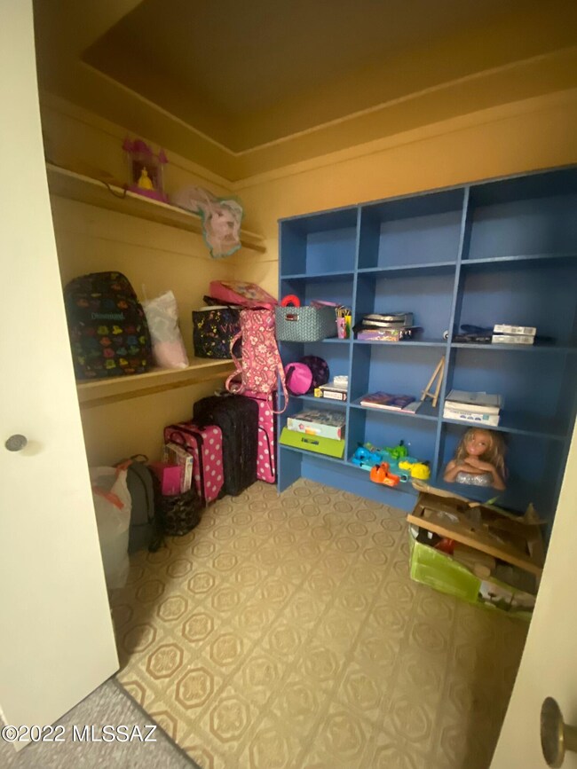 Bonus room storage