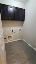 Laundry room featuring hookup for an electric dry