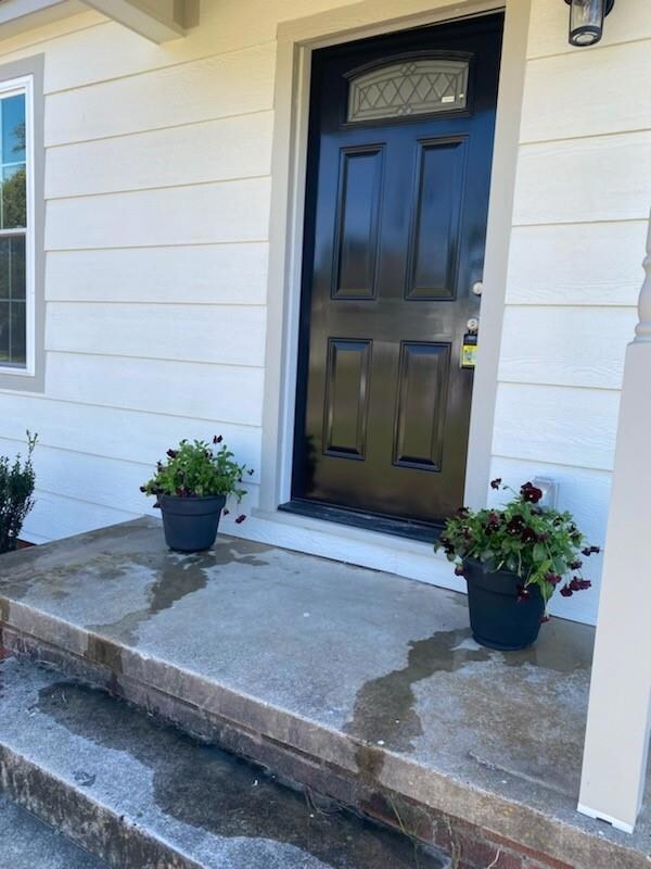 View of exterior entry